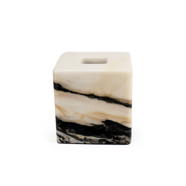 Marble tissue box