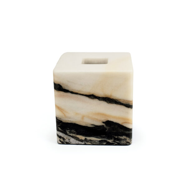 Marble tissue box