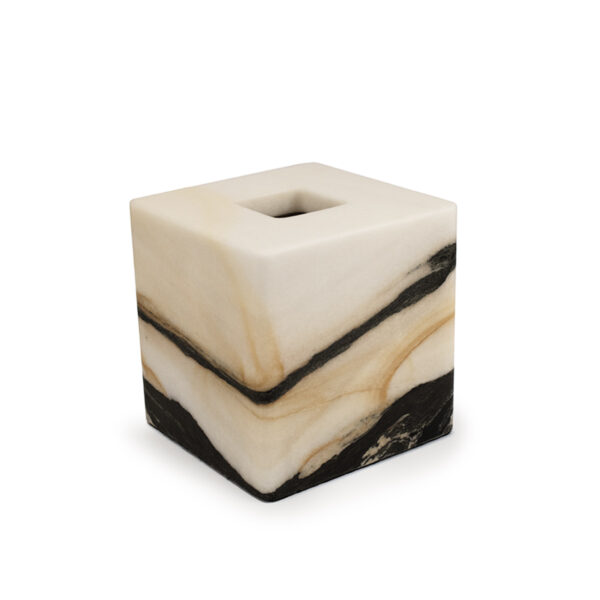 Marble tissue box