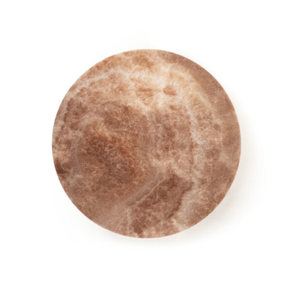 Round marble side table top