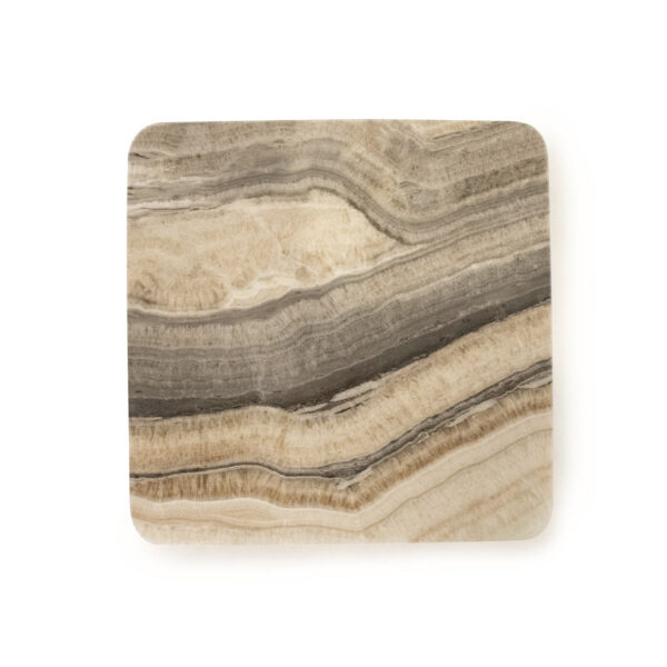 Squared marble side table top